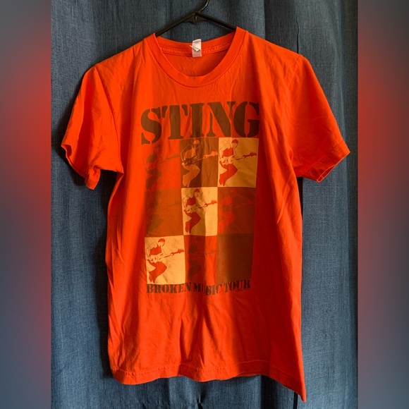 05 Sting 🎸 Broken Music Tour T-shirt size S - Picture 1 of 5